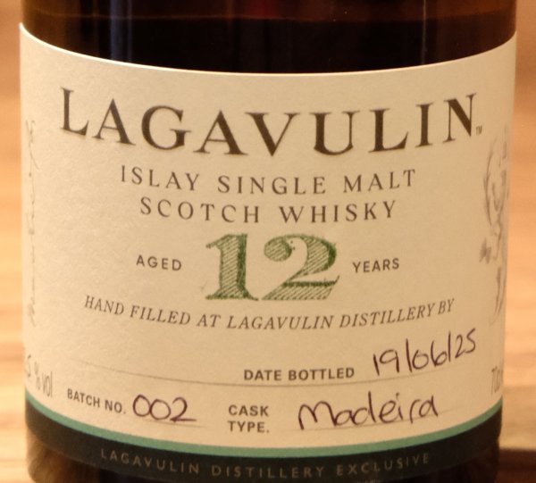画像2: ラガヴーリン 12y ハンドフィル マデイラカスク バッチ002(Lagavulin Handfill 12y Madeira Cask Batch002) (2)